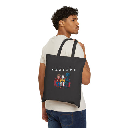 FRIENDS of the horror variety | Cotton Canvas Tote Bag