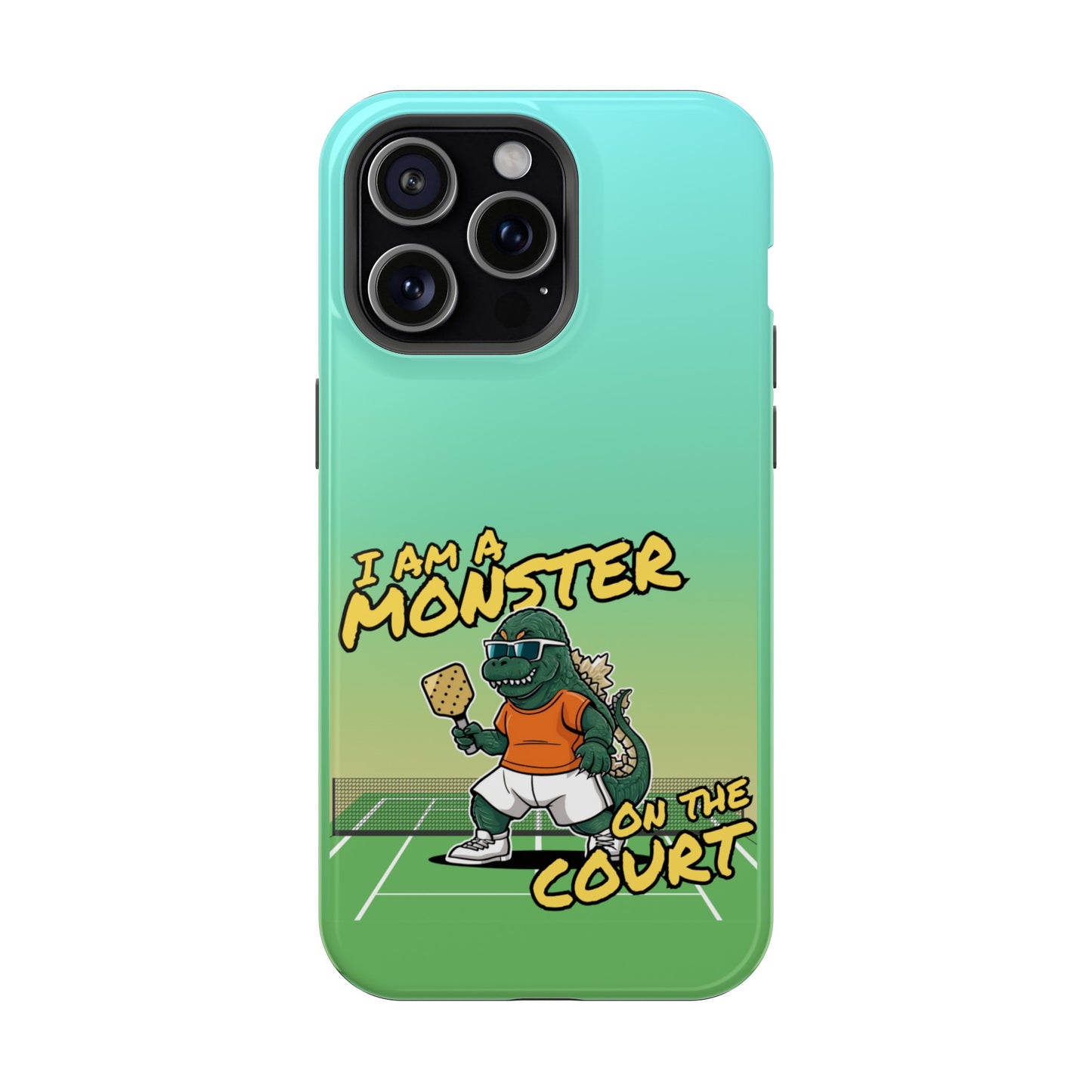 King of Monsters and Pickleball - watch out, his forearm is atomic | Magnetic Tough Cases