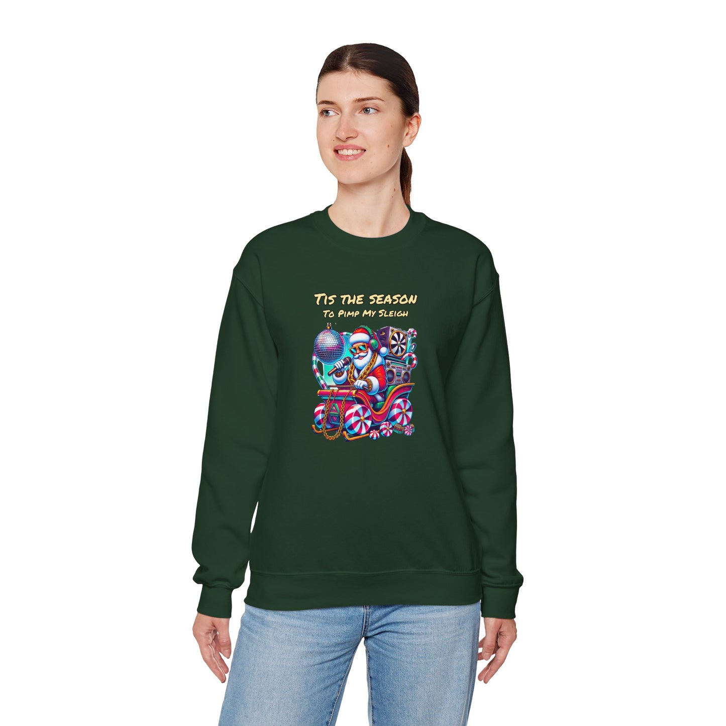 Tis the season to Pimp My Sleigh | Unisex Heavy Blend™ Crewneck Sweatshirt