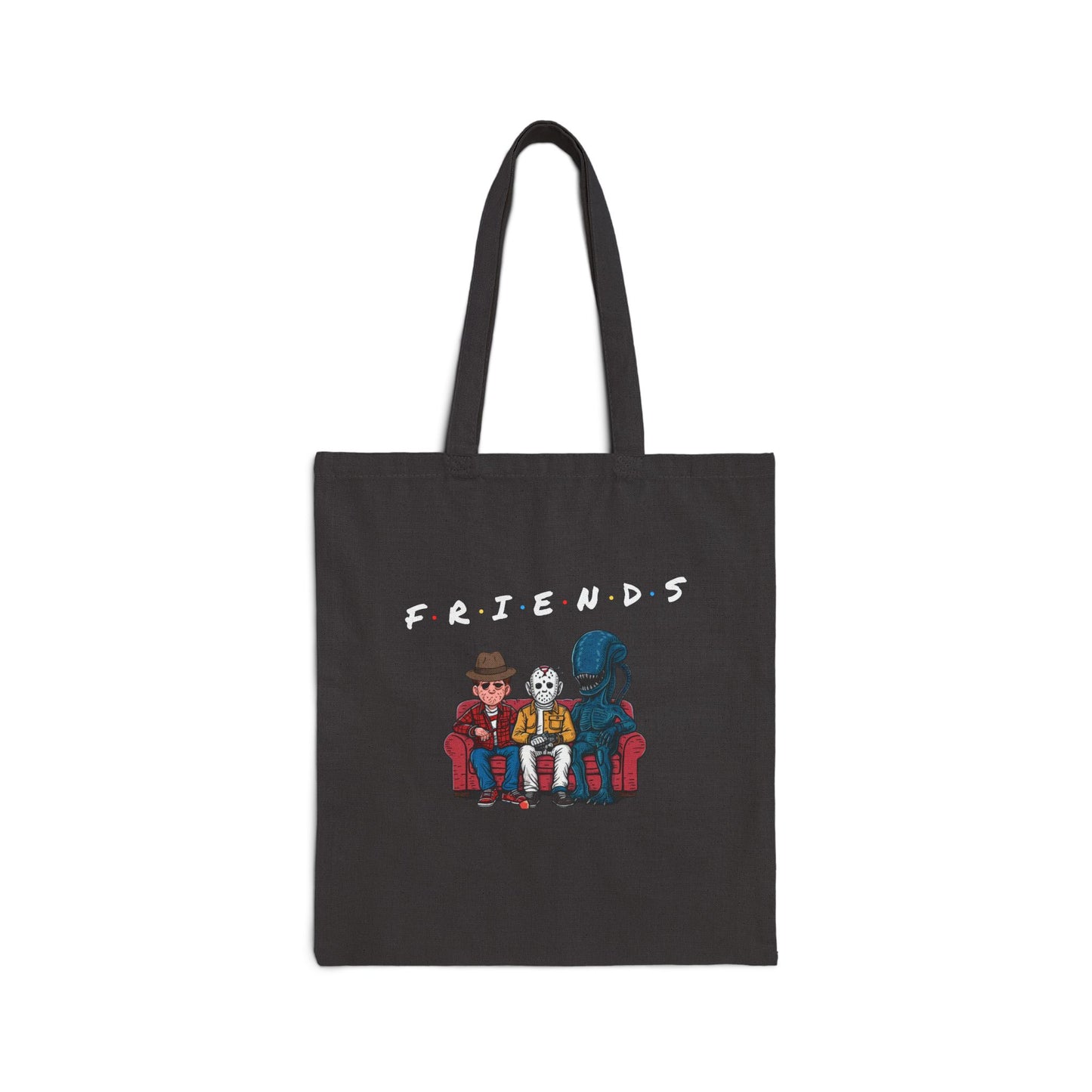 FRIENDS of the horror variety | Cotton Canvas Tote Bag