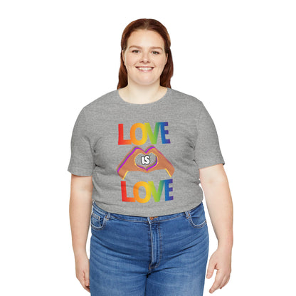 Love is love is love (and it's awesome) | Unisex Jersey Short Sleeve Tee